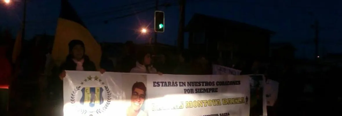 Vecinos cortan la ruta que une Penco y Concepción exigiendo una pasarela y justicia por estudiante atropellado