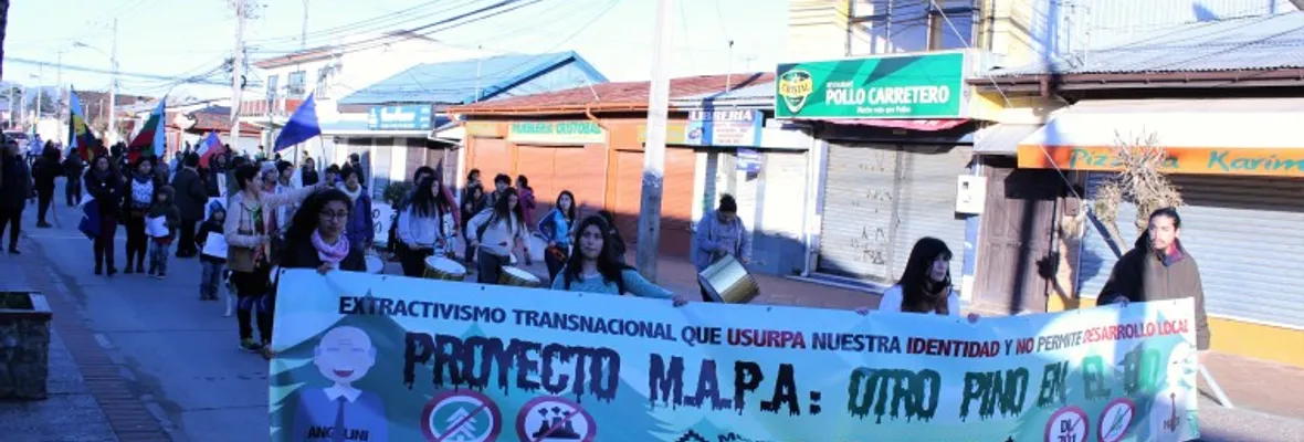 [FOTOS] Realizan primera marcha por la protección de las aguas y del territorio araucano