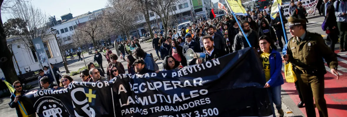 FOTOS| Coordinadora NO+AFP se manifiesta y convoca a nuevas acciones para golpear contundentemente