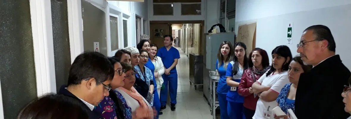 Sedile del Hospital Regional de Concepción en paro por mejores condiciones laborales