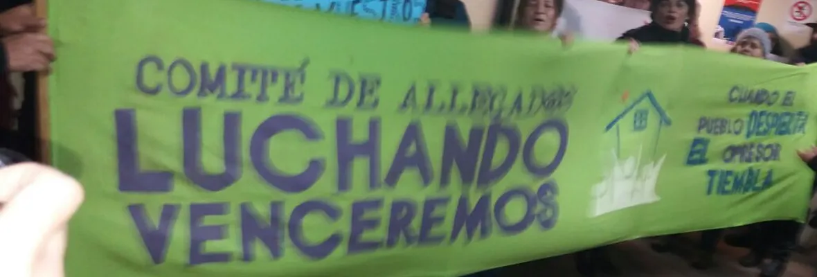 Comités FENAPO se toman dirección del SERVIU en Concepción en jornada de movilización nacional por viviendas dignas