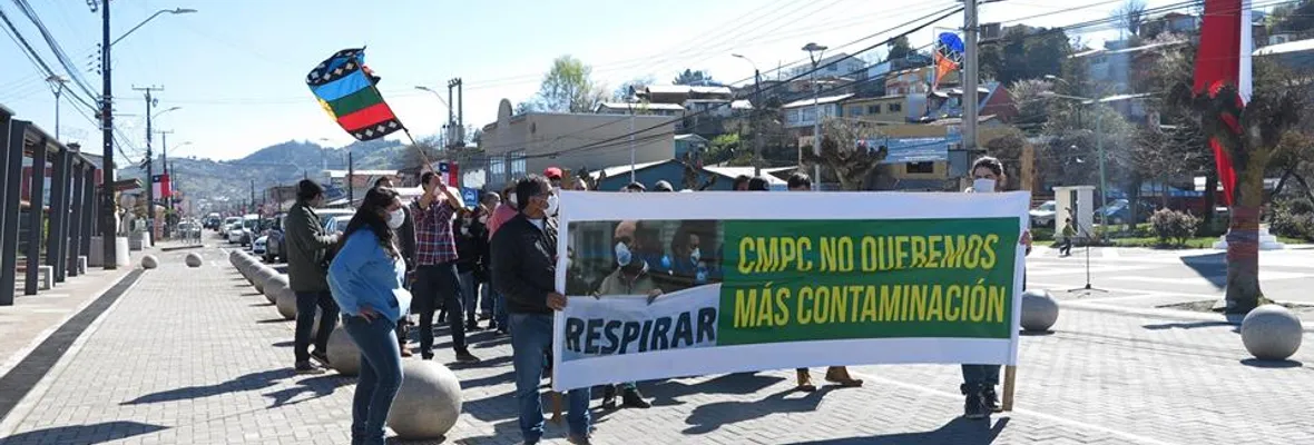 Se manifiestan en Laja contra la contaminación y malos olores de planta CMPC