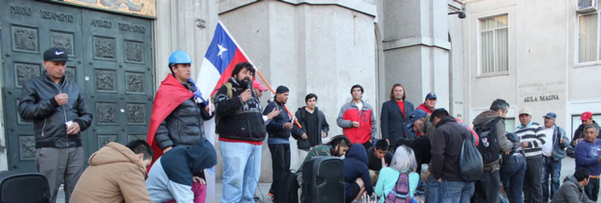Trabajadores de obras de cárcel El Manzano terminan movilizaciones por el momento