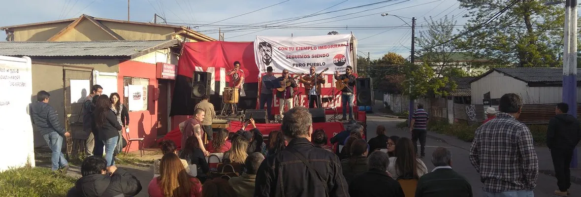 Realizan acto en homenaje al militante popular Alejandro Muñoz en Barrio Norte