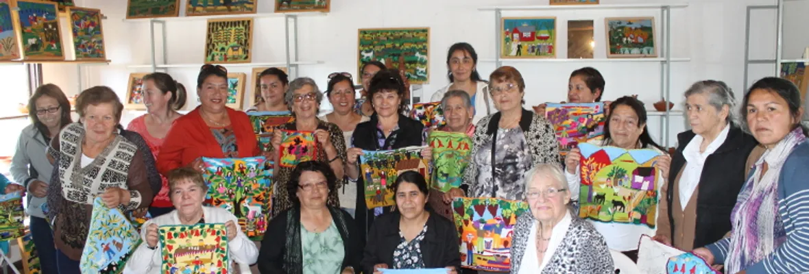 Bordadoras de Copiulemu: 42 años de trabajo autónomo