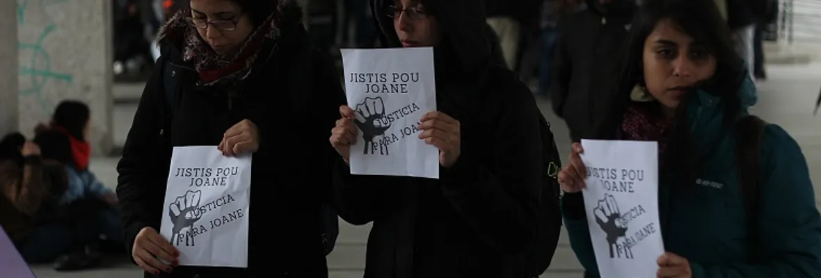A un mes de la muerte de Joane Florvil: Concentración en repudio a violencia contra mujeres e inmigrantes