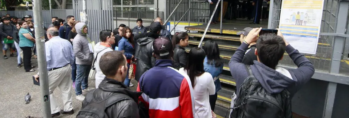 Registro Civil para en Santiago por mejores condiciones para atender a inmigrantes