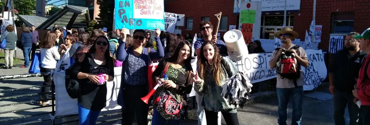 Negociaciones en punto muerto en Hospital Clínico del Sur a 11 días de movilización