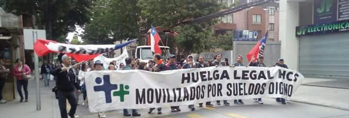 Trabajadores del Hospital Clínico del Sur cumplen 26 días en huelga