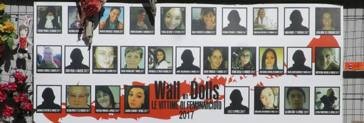 Italia: El Muro de las Muñecas contra el Femicidio