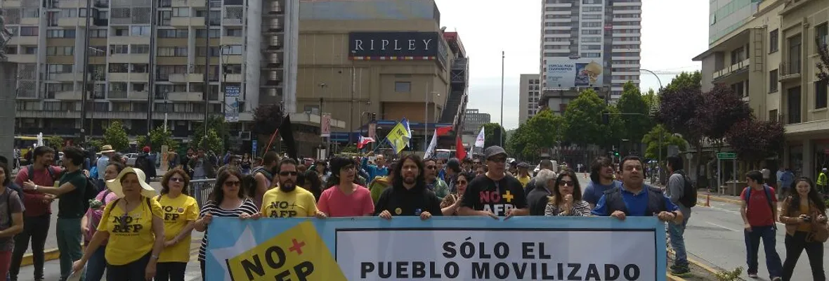 No+AFP recalca su autonomía frente a presidenciables y emplaza a terminar con el modelo tras jornada de protesta