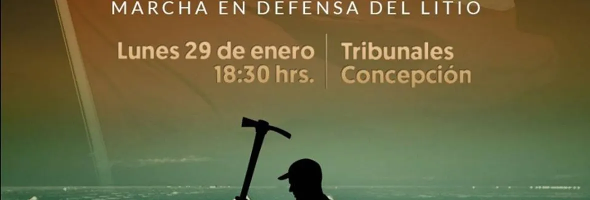 Esta tarde en Concepción realizarán marcha por la Defensa del Litio