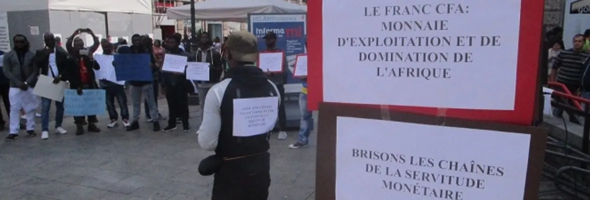 Se manifiestan en Milán contra el neocolonialismo francés en África