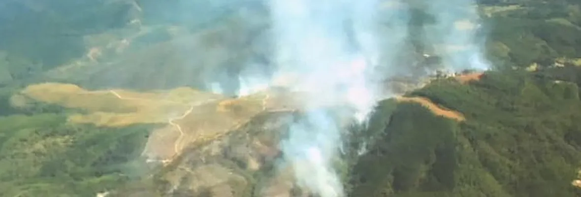 Cauquenes y Portezuelo mantienen alerta roja por incendios forestales