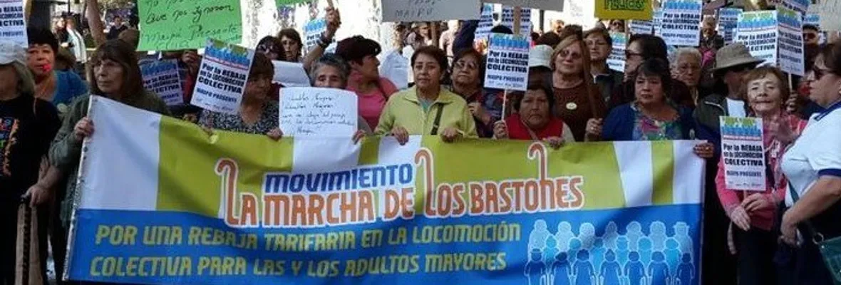Adultos mayores marcharán por sus derechos en la 3ª marcha de los bastones