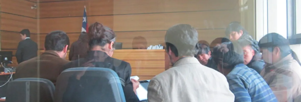 Poder judicial otorga trato desigual a fiscal y abogados de comuneros mapuche