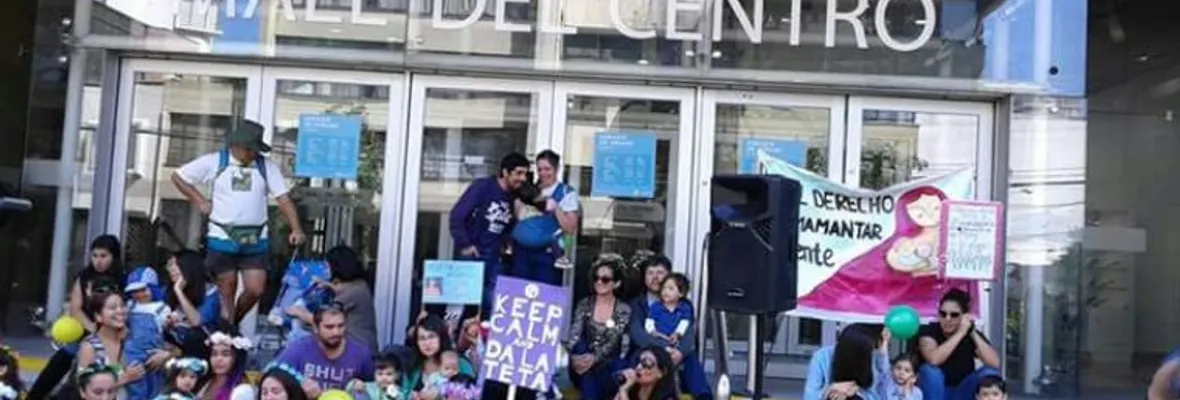 Realizan tetada de protesta por derecho a amamantar en público en Concepción