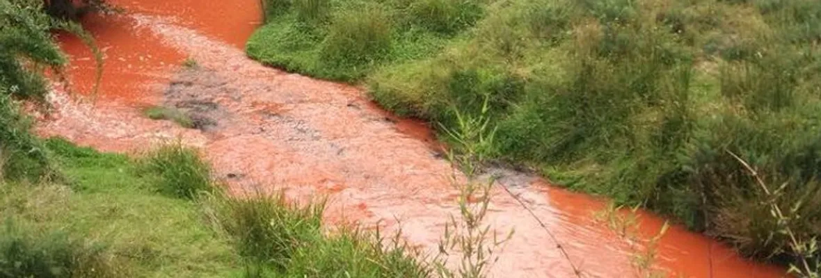 Chiloé en alerta por derrame de pintura en río Trainel