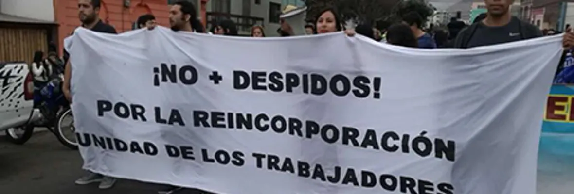 Docentes se movilizan contra inestabilidad laboral en Antofagasta