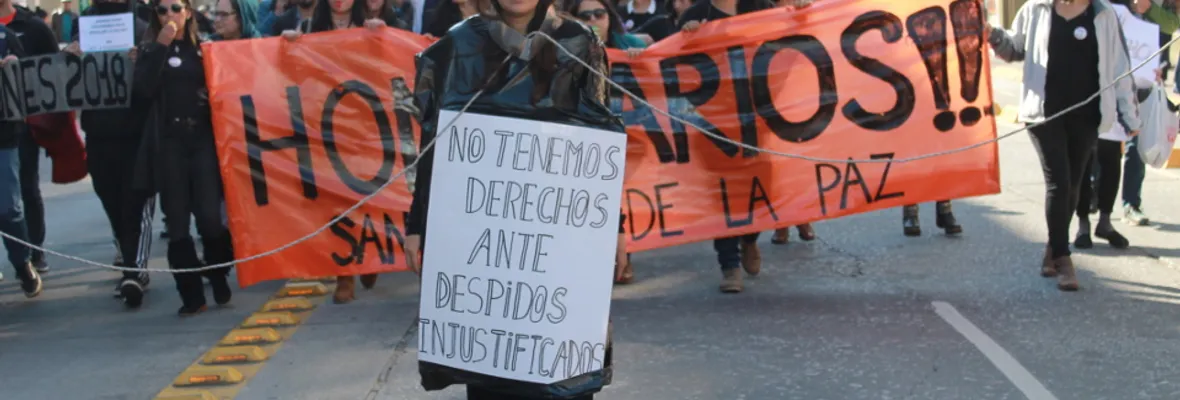 FOTOS | Fuerte y Claro: Honorarios del Biobío rechazan cotización obligatoria