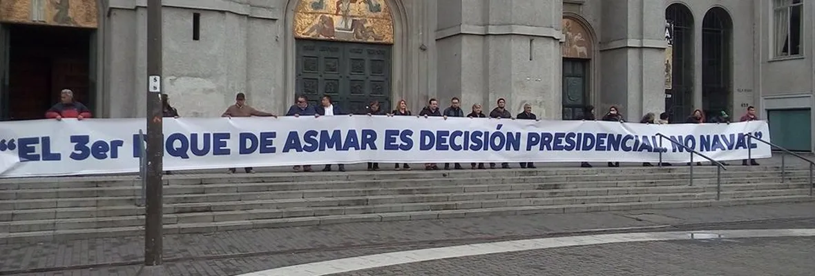 Vocero sindicato de Asmar fustiga a la Armada por negarse al proyecto del 3º dique