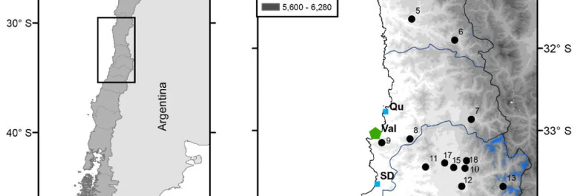 Estudio analizó tendencias de temperatura en el centro de Chile entre 1979 y 2015