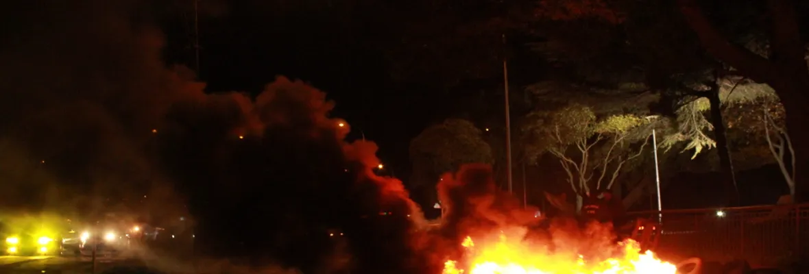 Levantan barricadas exigiendo la libertad de Luis y José Tralcal en sectores de Concepción