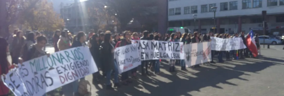 Huelga de trabajadores y trabajadoras de ISAPRE Nueva Masvida cumple 13 días sin llegar a acuerdo con la empresa
