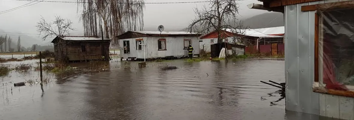Alerta amarilla por riesgo de inundaciones y desborde de ríos y esteros en la Provincia de Arauco