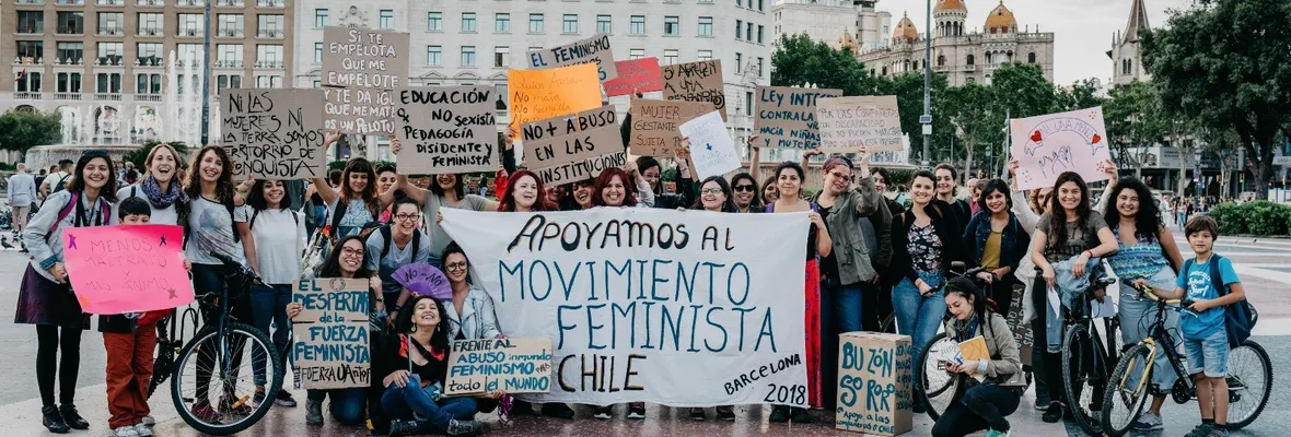 El buzón de la sororidad de Barcelona