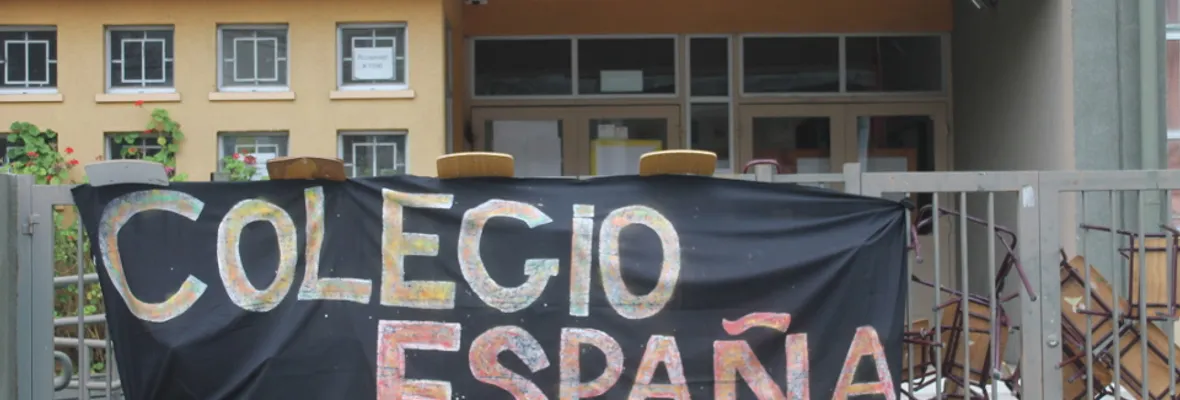 Estudiantes se toman Colegio España y Brasil en Concepción denunciando pésimas condiciones infraestructurales