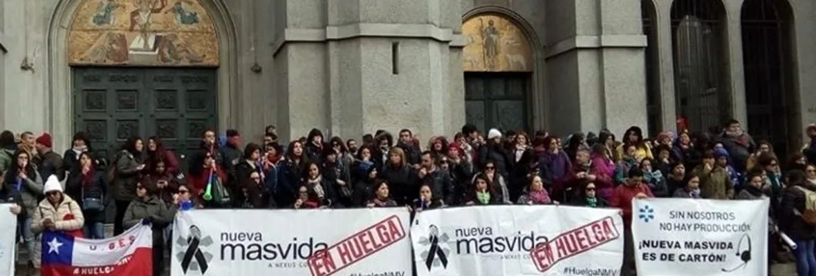 Huelga en Isapre Nueva Masvida cumple 28 días y se organiza colecta de alimentos en solidaridad