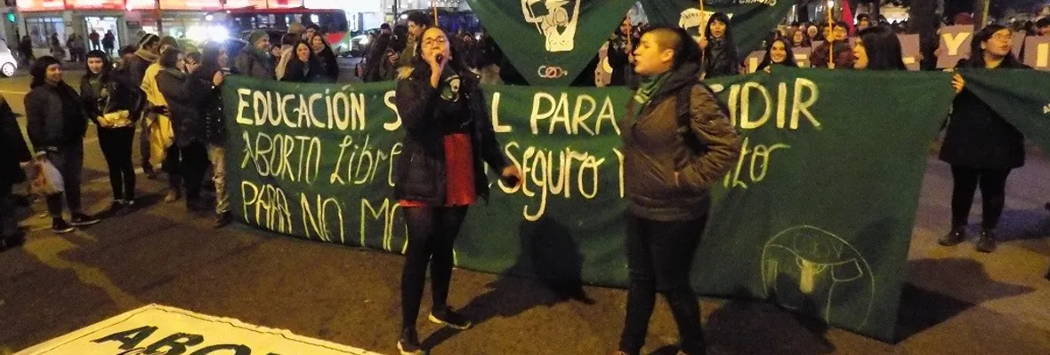 Declaración de estudiante feminista apuñalada en marcha por el aborto libre