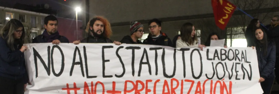 FOTOS | Marcha contra el estatuto laboral para jóvenes en Concepción