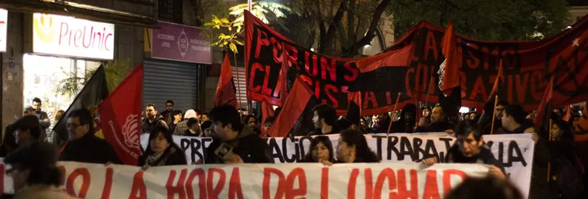 Chile | La marcha contra la precarización laboral juvenil y por una sindical de clase
