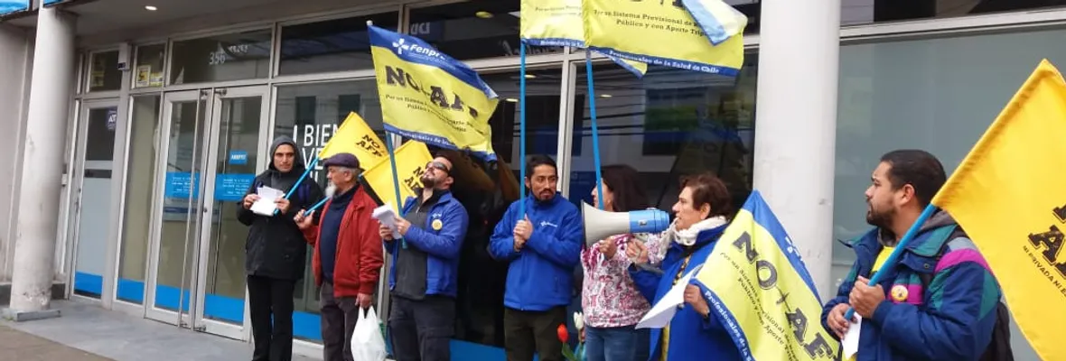 Coordinadora No+AFP funa a Provida por negar pensiones de invalidez a sus afiliados
