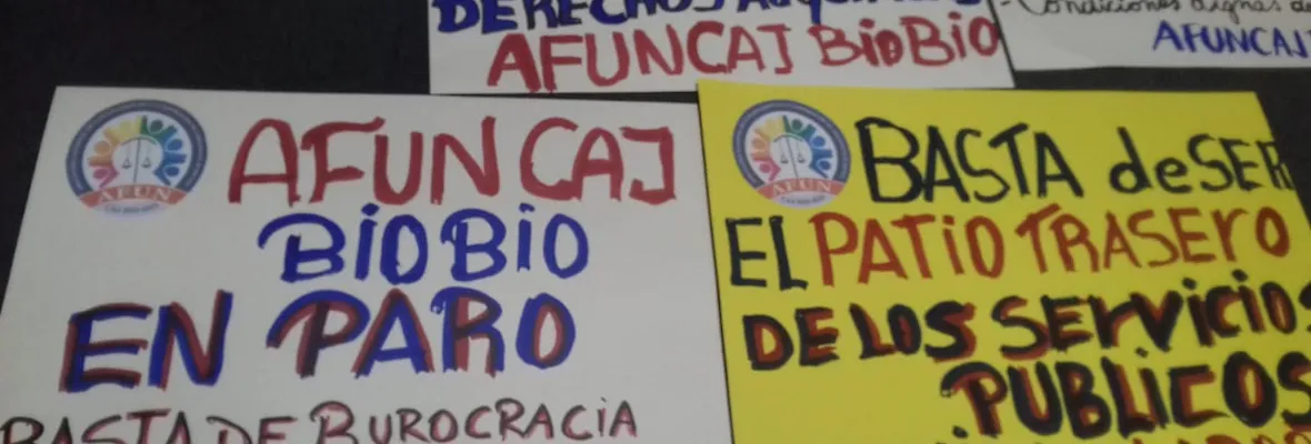 Corporación de Asistencia Judicial en paro por precarias condiciones laborales