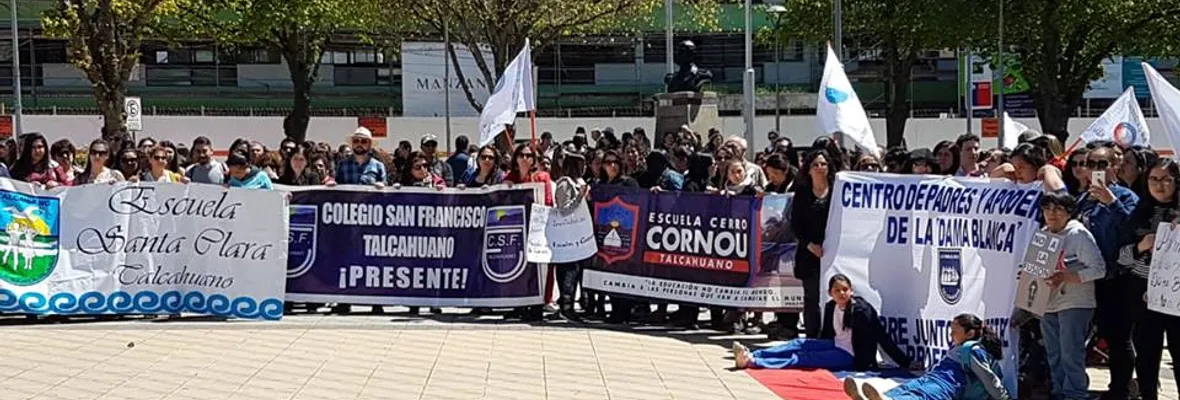 Profesores/as de Talcahuano evitan reducción de puestos de trabajo tras paralización