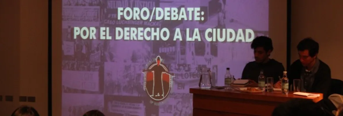 Se realizó foro y debate sobre el derecho a la ciudad en la Universidad de Concepción
