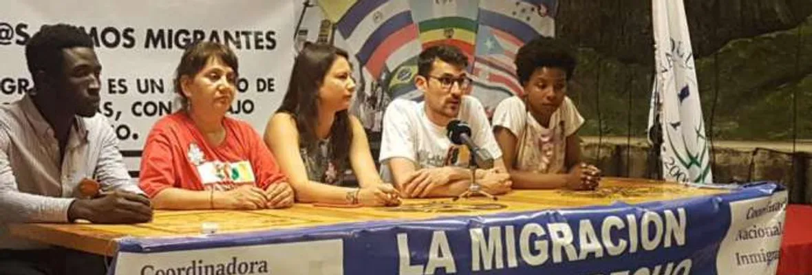 Migrantes convocan a movilizarse contra las políticas gubernamentales en su contra