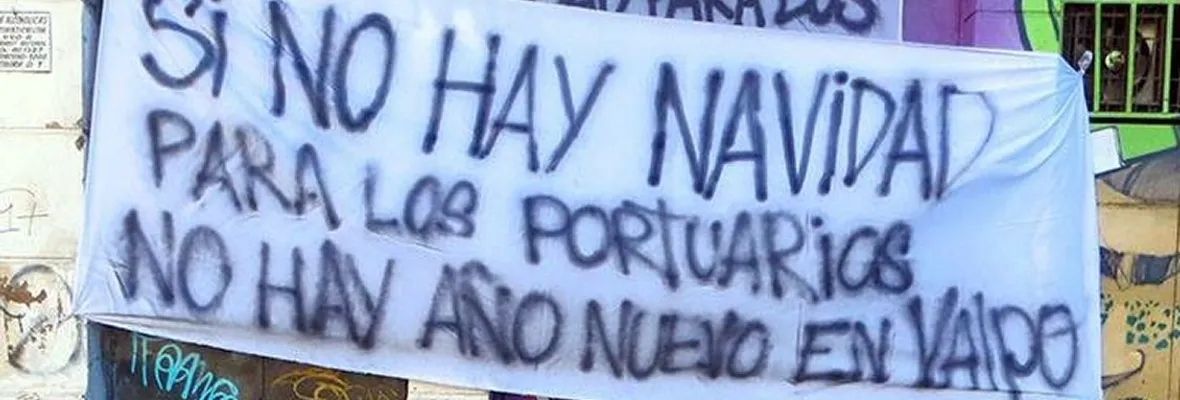 Intransigencia de grupo Von Appen mantiene paro de portuarios en Valparaíso