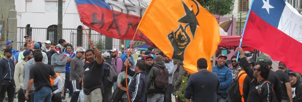 Trabajadores portuarios eventuales de Valparaíso completaron 21 días de paro y movilización