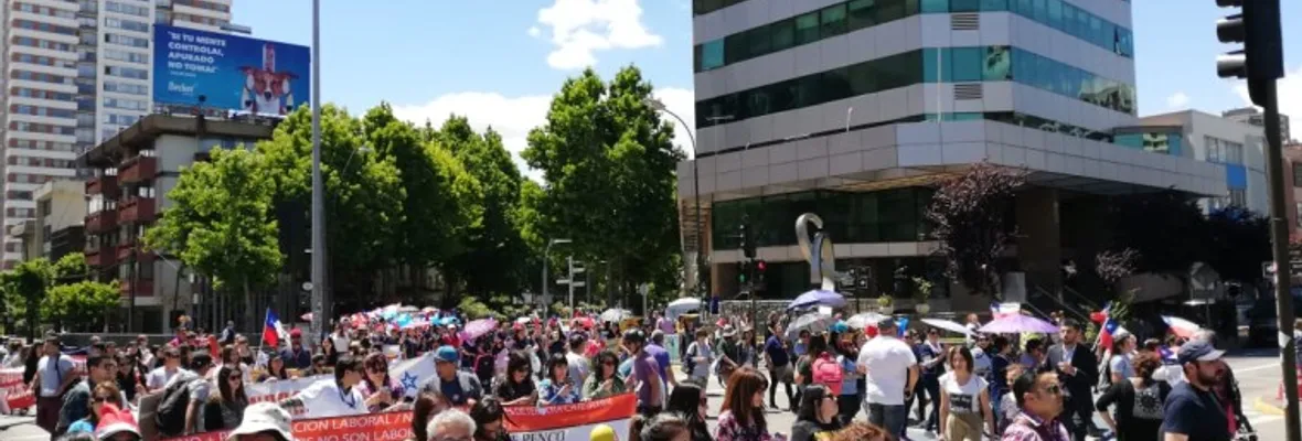 Trabajadores/as a honorarios del Estado se movilizan nuevamente contra precarización laboral