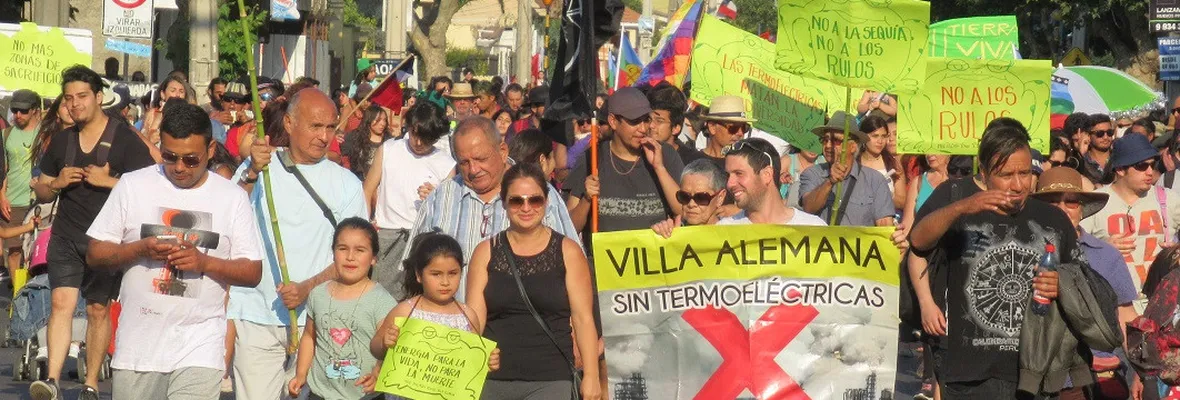 Villa Alemana sin Termoeléctricas: 3ª marcha de protesta ciudadana