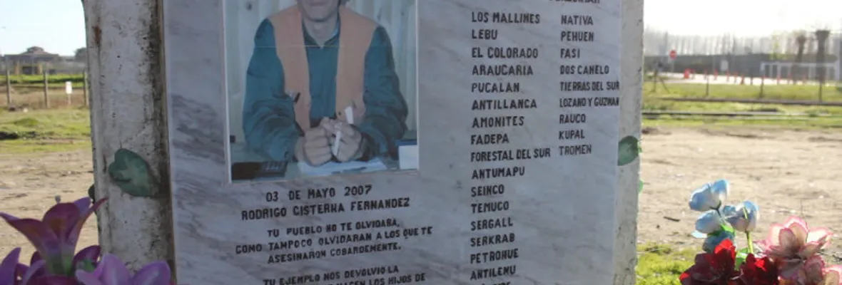 A 15 años del asesinato del trabajador Rodrigo Cisterna, acribillado cobardemente por Carabineros