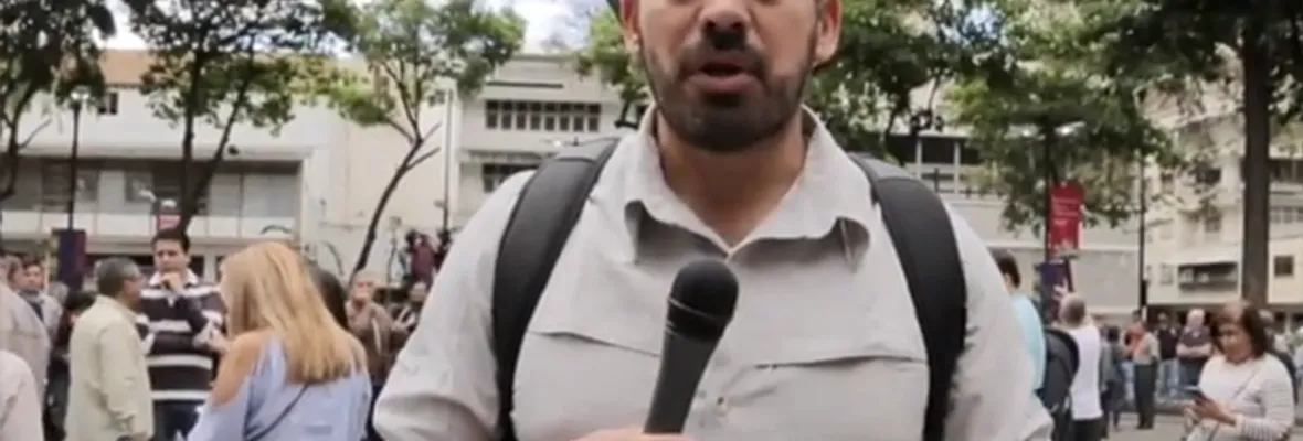 Reportero autor de fake news y cuestionado por Colegio de Periodistas es el enviado de Canal 13 a Venezuela