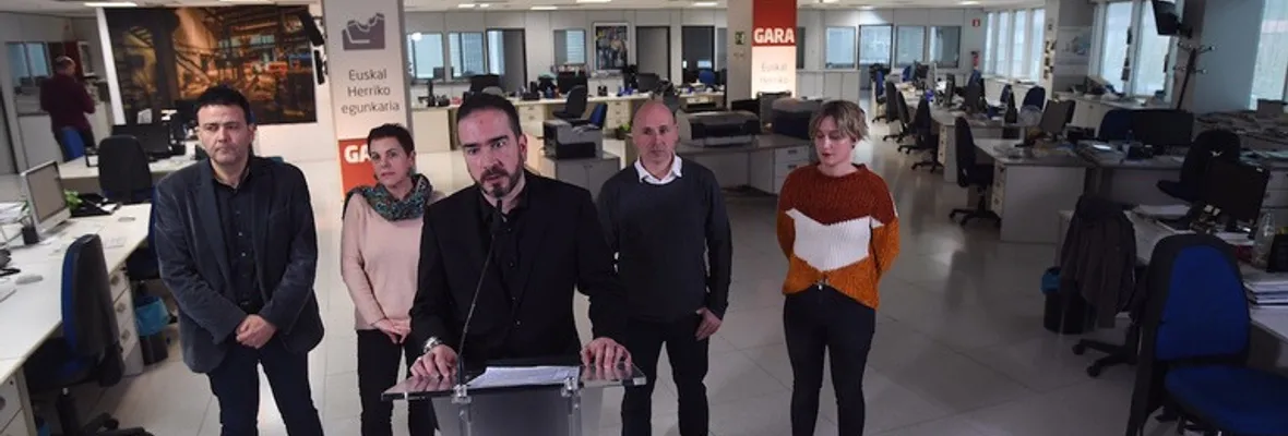 Estado español contra Diario Gara: Ataque sistemático a la libertad de expresión