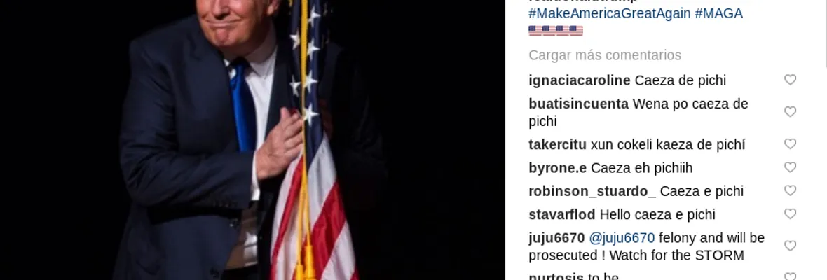 What’s the English for ‘Caeza’e pichí’? Chileans reply en masse to Donald Trump’s Instagram