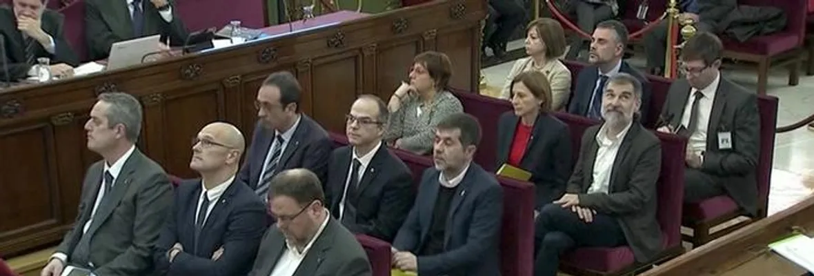 En inédito juicio, España juzga a Cataluña por rebelión