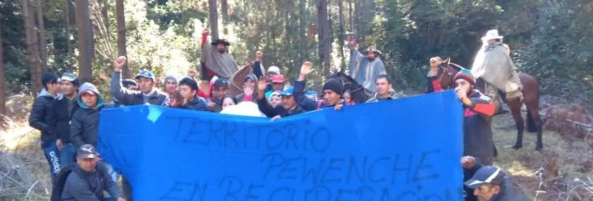 Comunidad de Pitril construye sus casas en territorio recuperado en Valle del Queuco